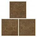 TILE DECOR ZEN J ASHANTI SET 3 TILE DECOR ZEN J ASHANTI SET 3