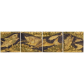 TILE DECOR V&A FISH PANEL SET 4 TILE DECOR V&A FISH PANEL SET 4