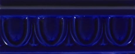 TILE BORDER V&A COBALT EGG&DART