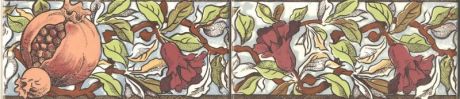 TILE DECOR V&A POMEGRANATE FUSCHIA