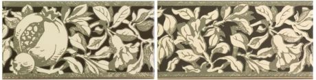 TILE DECOR V&A POMEGRANATE BLACK&WHITE
